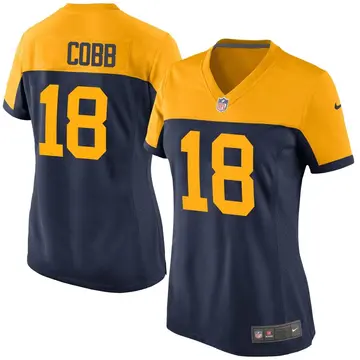 Nike Randall Cobb Women's Game Green Bay Packers Navy Alternate Jersey