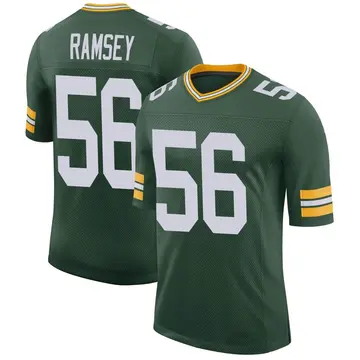 Nike Randy Ramsey Men's Limited Green Bay Packers Green Classic Jersey