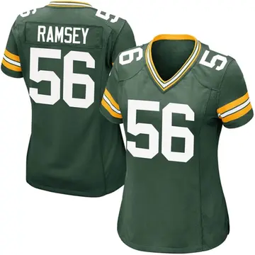 Nike Randy Ramsey Women's Game Green Bay Packers Green Team Color Jersey