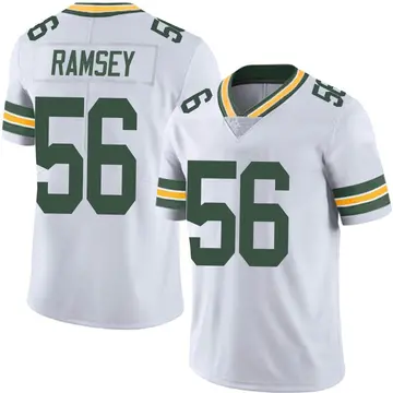 Nike Randy Ramsey Youth Limited Green Bay Packers White Vapor Untouchable Jersey
