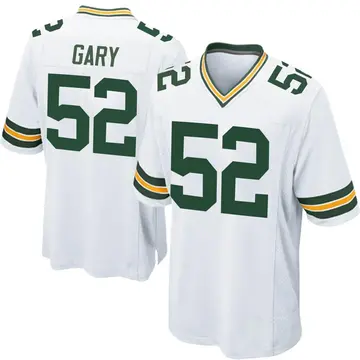 Nike Rashan Gary Men's Game Green Bay Packers White Jersey