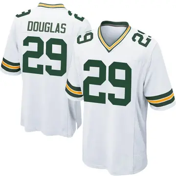 Nike Rasul Douglas Men's Game Green Bay Packers White Jersey