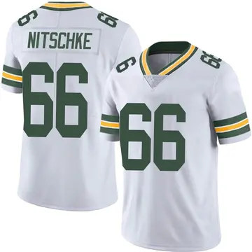 Nike Ray Nitschke Men's Limited Green Bay Packers White Vapor Untouchable Jersey