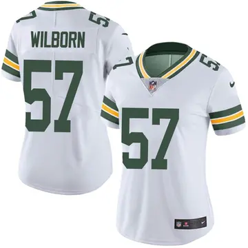 Nike Ray Wilborn Women's Limited Green Bay Packers White Vapor Untouchable Jersey