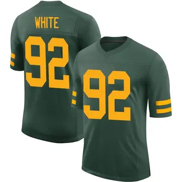 Nike Reggie White Men's Limited Green Bay Packers Green Alternate Vapor Jersey