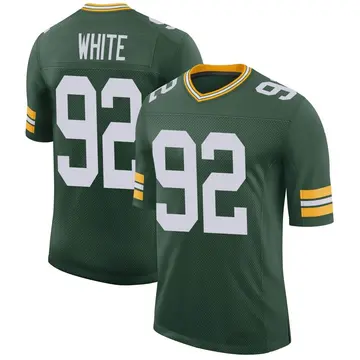 Nike Reggie White Men's Limited Green Bay Packers Green Classic Jersey