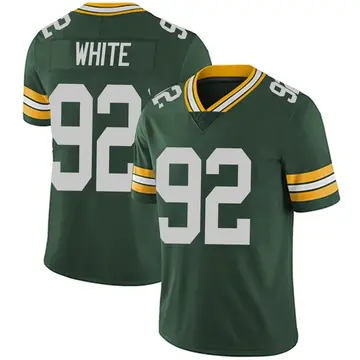 Nike Reggie White Men's Limited Green Bay Packers Green Team Color Vapor Untouchable Jersey