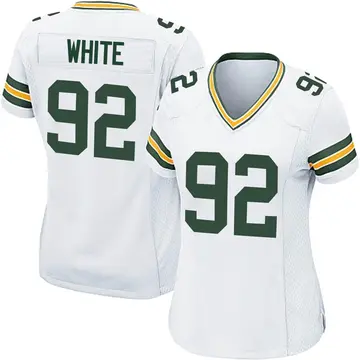 Nike Reggie White Women's Game Green Bay Packers White Jersey