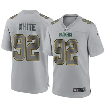 Nike Reggie White Youth Game Green Bay Packers Gray Atmosphere Fashion Jersey