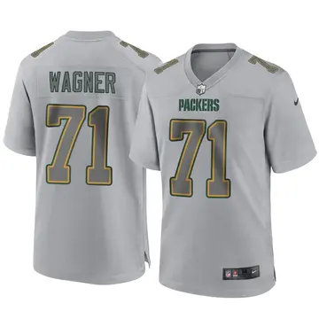 Nike Rick Wagner Men's Game Green Bay Packers Gray Atmosphere Fashion Jersey