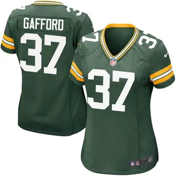 Nike Rico Gafford Women's Game Green Bay Packers Green Team Color Jersey