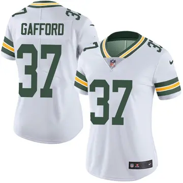 Nike Rico Gafford Women's Limited Green Bay Packers White Vapor Untouchable Jersey