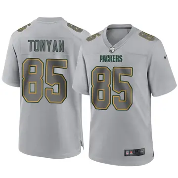 Nike Robert Tonyan Men's Game Green Bay Packers Gray Atmosphere Fashion Jersey