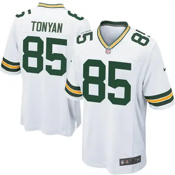 Nike Robert Tonyan Men's Game Green Bay Packers White Jersey