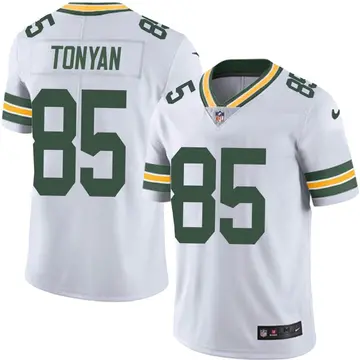 Nike Robert Tonyan Men's Limited Green Bay Packers White Vapor Untouchable Jersey