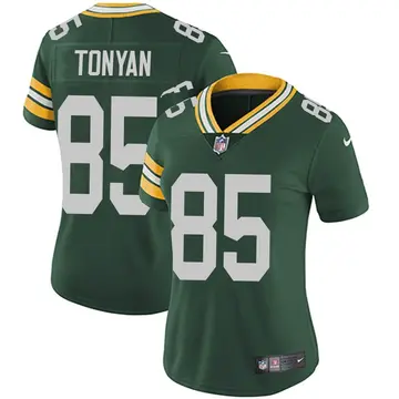 Nike Robert Tonyan Women's Limited Green Bay Packers Green Team Color Vapor Untouchable Jersey