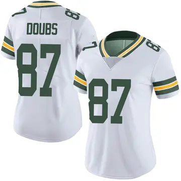 Nike Romeo Doubs Women's Limited Green Bay Packers White Vapor Untouchable Jersey