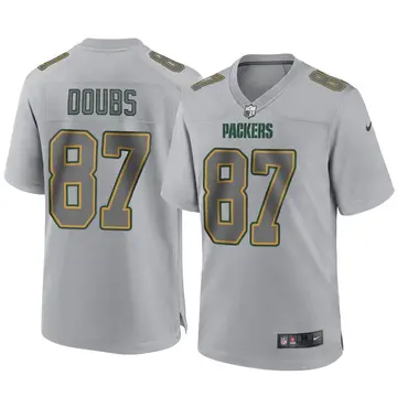 Nike Romeo Doubs Youth Game Green Bay Packers Gray Atmosphere Fashion Jersey