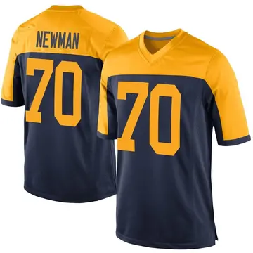 Nike Royce Newman Men's Game Green Bay Packers Navy Alternate Jersey