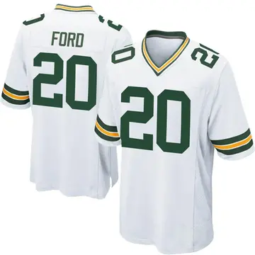 Nike Rudy Ford Men's Game Green Bay Packers White Jersey