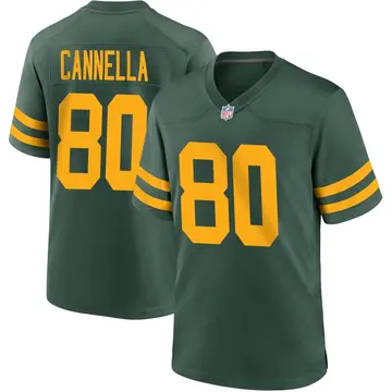 Nike Sal Cannella Youth Game Green Bay Packers Green Alternate Jersey