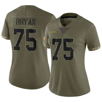 Nike Sean Rhyan Women's Limited Green Bay Packers Olive 2022 Salute To Service Jersey