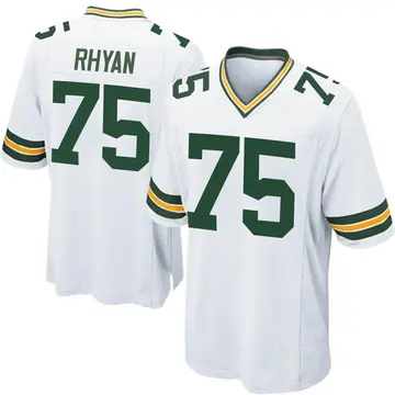 Nike Sean Rhyan Youth Game Green Bay Packers White Jersey