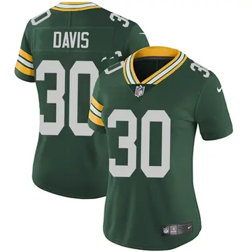 Nike Shawn Davis Women's Limited Green Bay Packers Green Team Color Vapor Untouchable Jersey