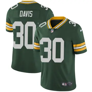 Nike Shawn Davis Youth Limited Green Bay Packers Green Team Color Vapor Untouchable Jersey