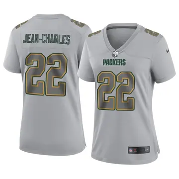 Nike Shemar Jean-Charles Women's Game Green Bay Packers Gray Atmosphere Fashion Jersey