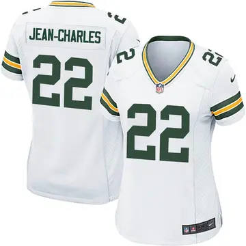 Nike Shemar Jean-Charles Women's Game Green Bay Packers White Jersey