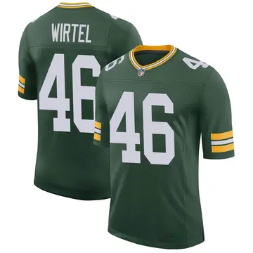 Nike Steven Wirtel Men's Limited Green Bay Packers Green Classic Jersey
