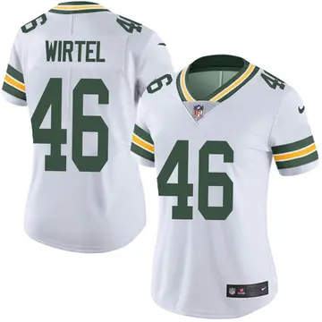 Nike Steven Wirtel Women's Limited Green Bay Packers White Vapor Untouchable Jersey