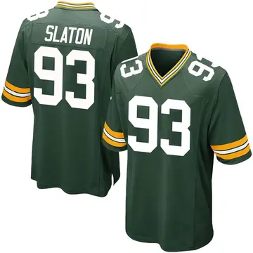 Nike T.J. Slaton Youth Game Green Bay Packers Green Team Color Jersey
