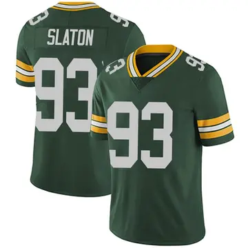 Nike T.J. Slaton Youth Limited Green Bay Packers Green Team Color Vapor Untouchable Jersey