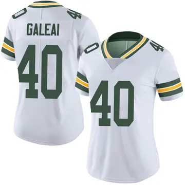 Nike Tipa Galeai Women's Limited Green Bay Packers White Vapor Untouchable Jersey