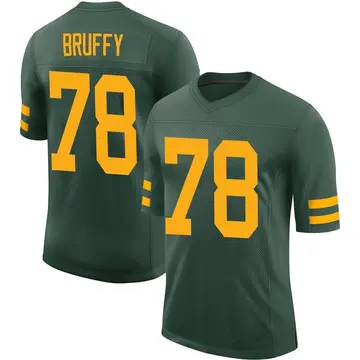 Nike Travis Bruffy Men's Limited Green Bay Packers Green Alternate Vapor Jersey