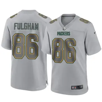 Nike Travis Fulgham Men's Game Green Bay Packers Gray Atmosphere Fashion Jersey