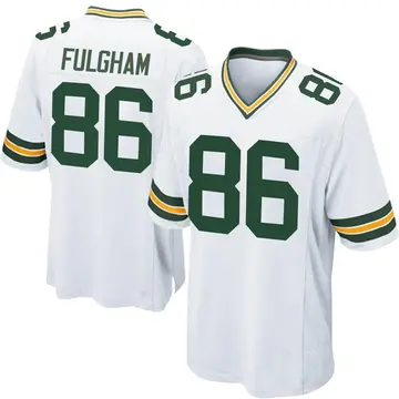 Nike Travis Fulgham Youth Game Green Bay Packers White Jersey
