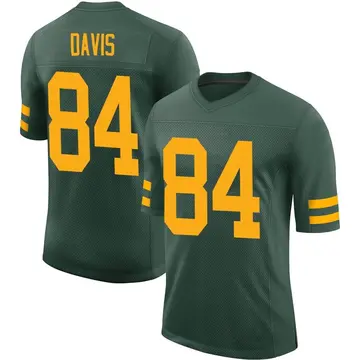 Nike Tyler Davis Men's Limited Green Bay Packers Green Alternate Vapor Jersey