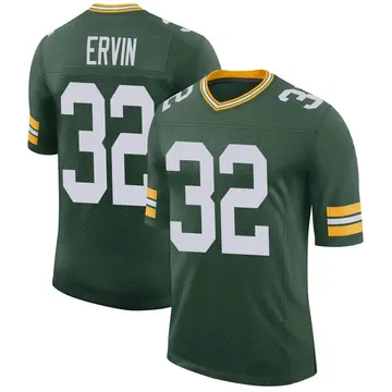Nike Tyler Ervin Men's Limited Green Bay Packers Green Classic Jersey