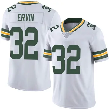 Nike Tyler Ervin Men's Limited Green Bay Packers White Vapor Untouchable Jersey