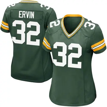 Nike Tyler Ervin Women's Game Green Bay Packers Green Team Color Jersey