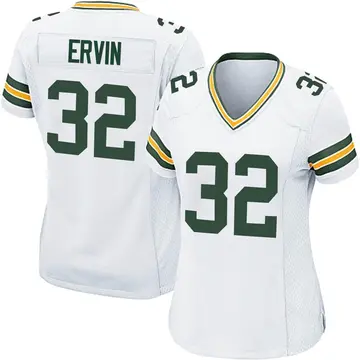 Nike Tyler Ervin Women's Game Green Bay Packers White Jersey