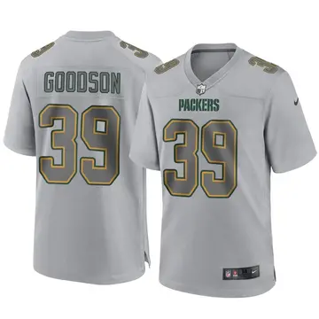 Nike Tyler Goodson Men's Game Green Bay Packers Gray Atmosphere Fashion Jersey
