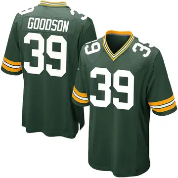 Nike Tyler Goodson Men's Game Green Bay Packers Green Team Color Jersey