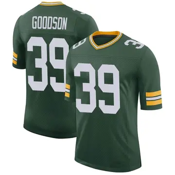 Nike Tyler Goodson Men's Limited Green Bay Packers Green Classic Jersey