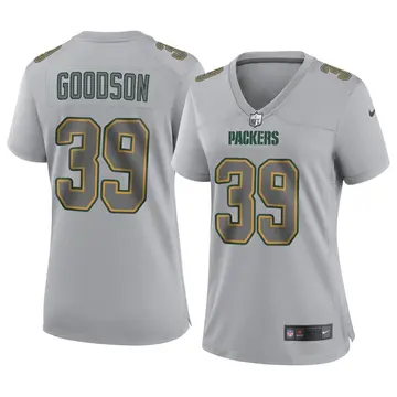 Nike Tyler Goodson Women's Game Green Bay Packers Gray Atmosphere Fashion Jersey