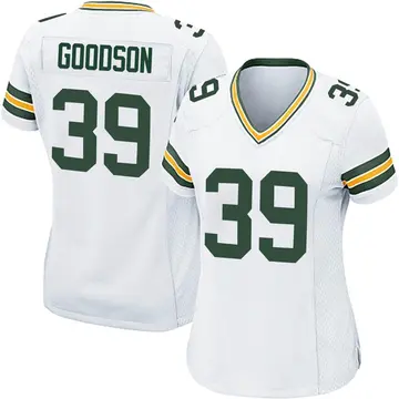 Nike Tyler Goodson Women's Game Green Bay Packers White Jersey