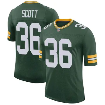 Nike Vernon Scott Men's Limited Green Bay Packers Green Classic Jersey